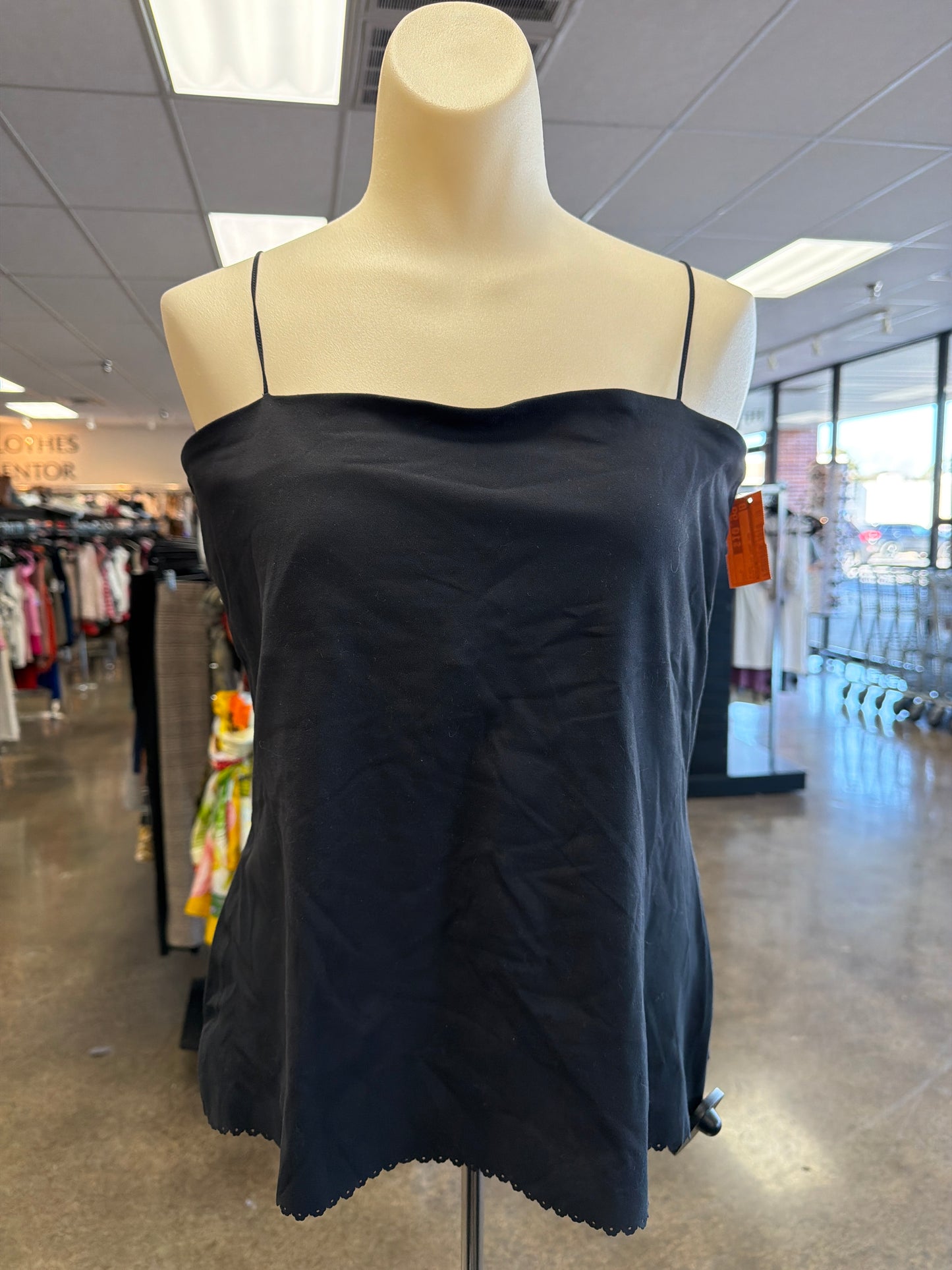Athletic Tank Top By Nike Apparel In Black, Size:L