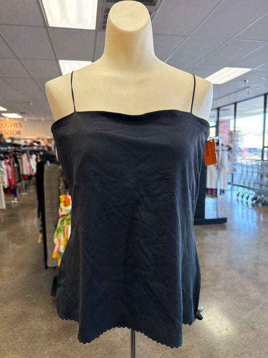 Athletic Tank Top By Nike Apparel In Black, Size:L