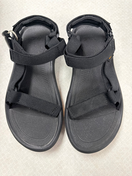 Sandals Flats By Teva In Black, Size:9