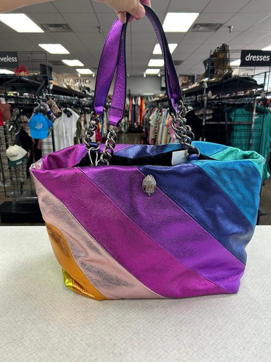 Tote By Kurt Geiger London In Rainbow Print, Size:Large