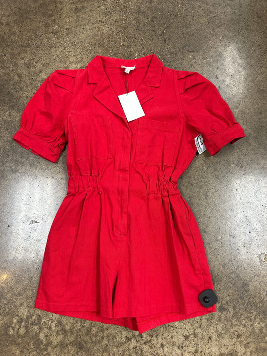 Romper By &Merci In Red, Size:L
