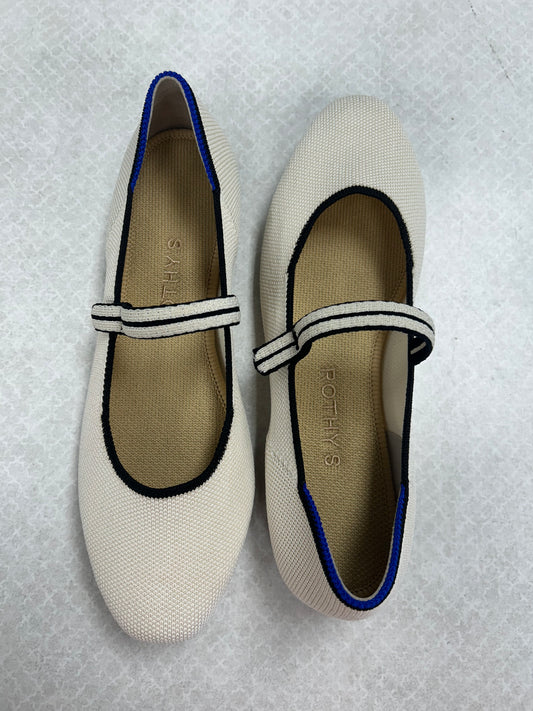 Shoes Flats By Rothys In Cream, Size:7