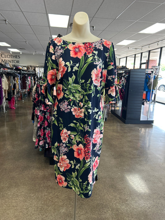 Dress Designer By Karl Lagerfeld In Floral Print, Size:12