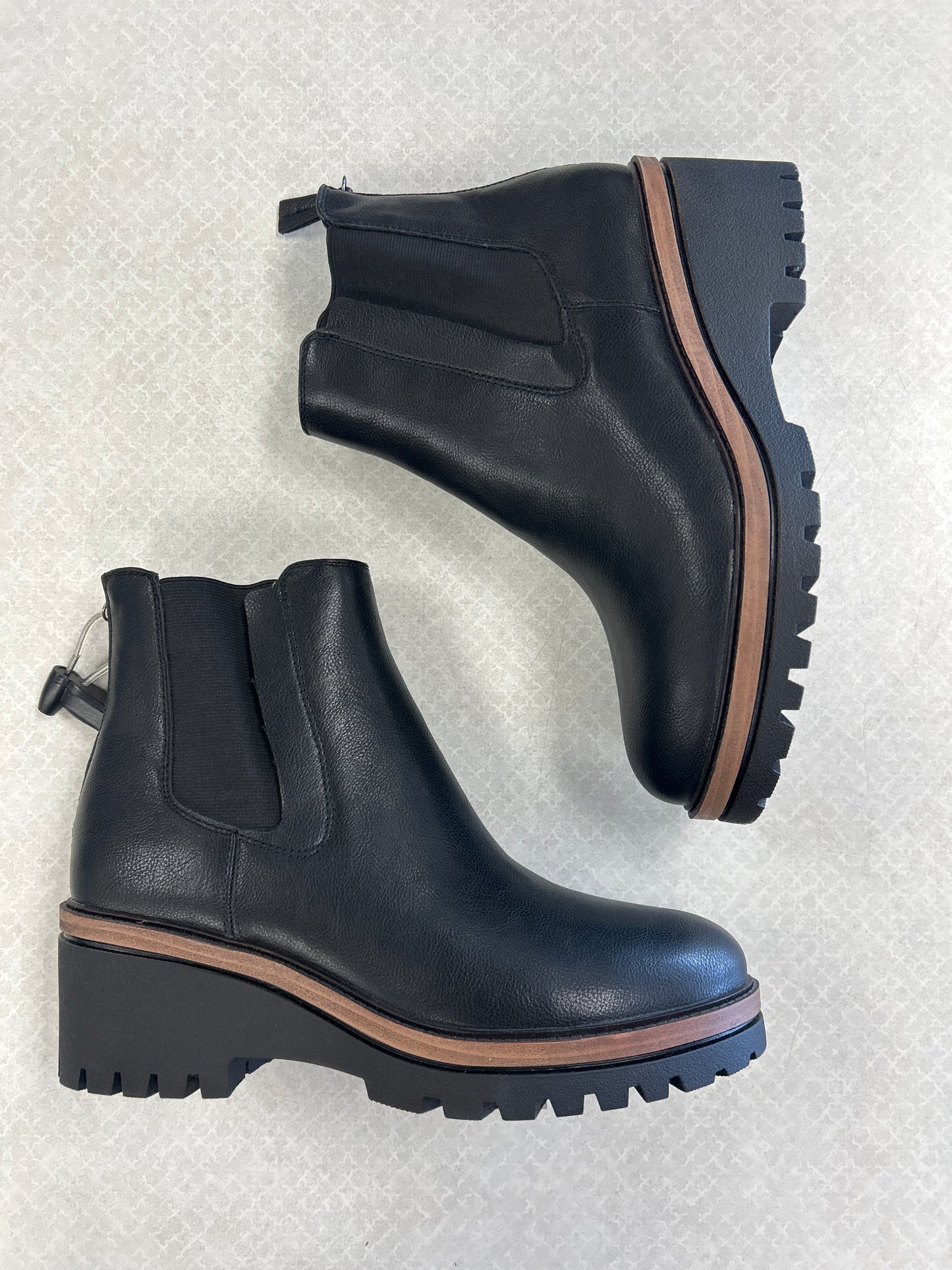 BOOTS ANKLE HEELS by MIA In BLACK, Size: 9