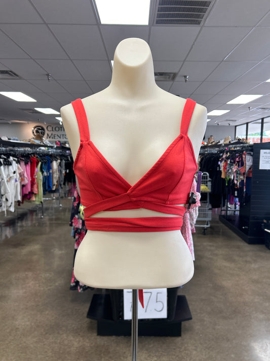 Top Sleeveless By Clothes Mentor In Red, Size:S