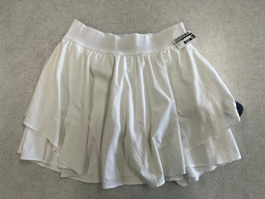 Athletic Skort By Lululemon In White, Size:6