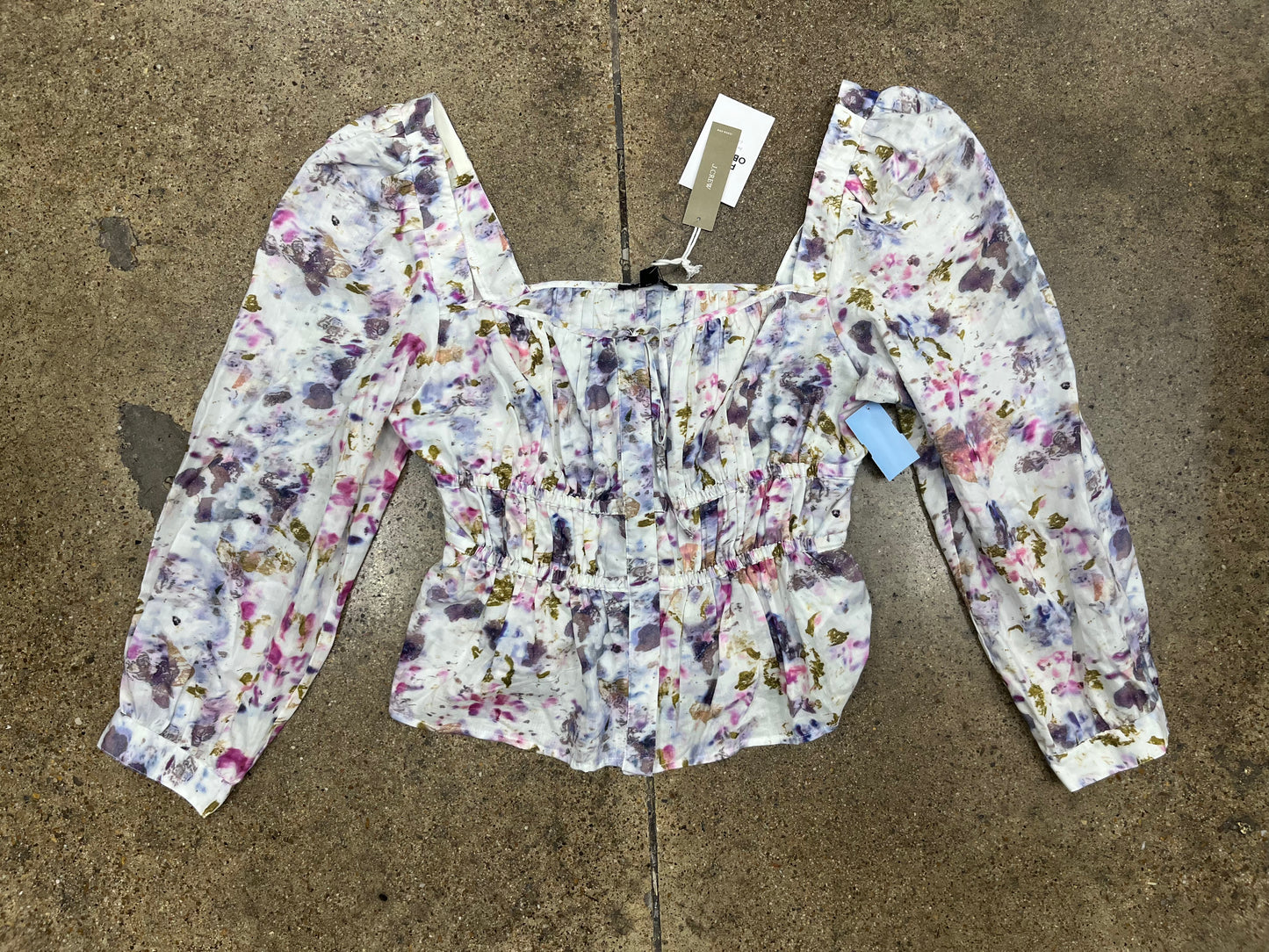 Top Ls By J. Crew In Floral Print, Size:10