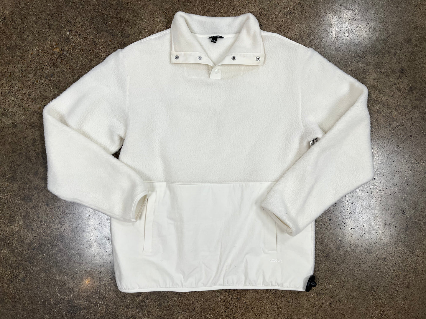 Jacket Fleece By Allbirds In Cream, Size:M