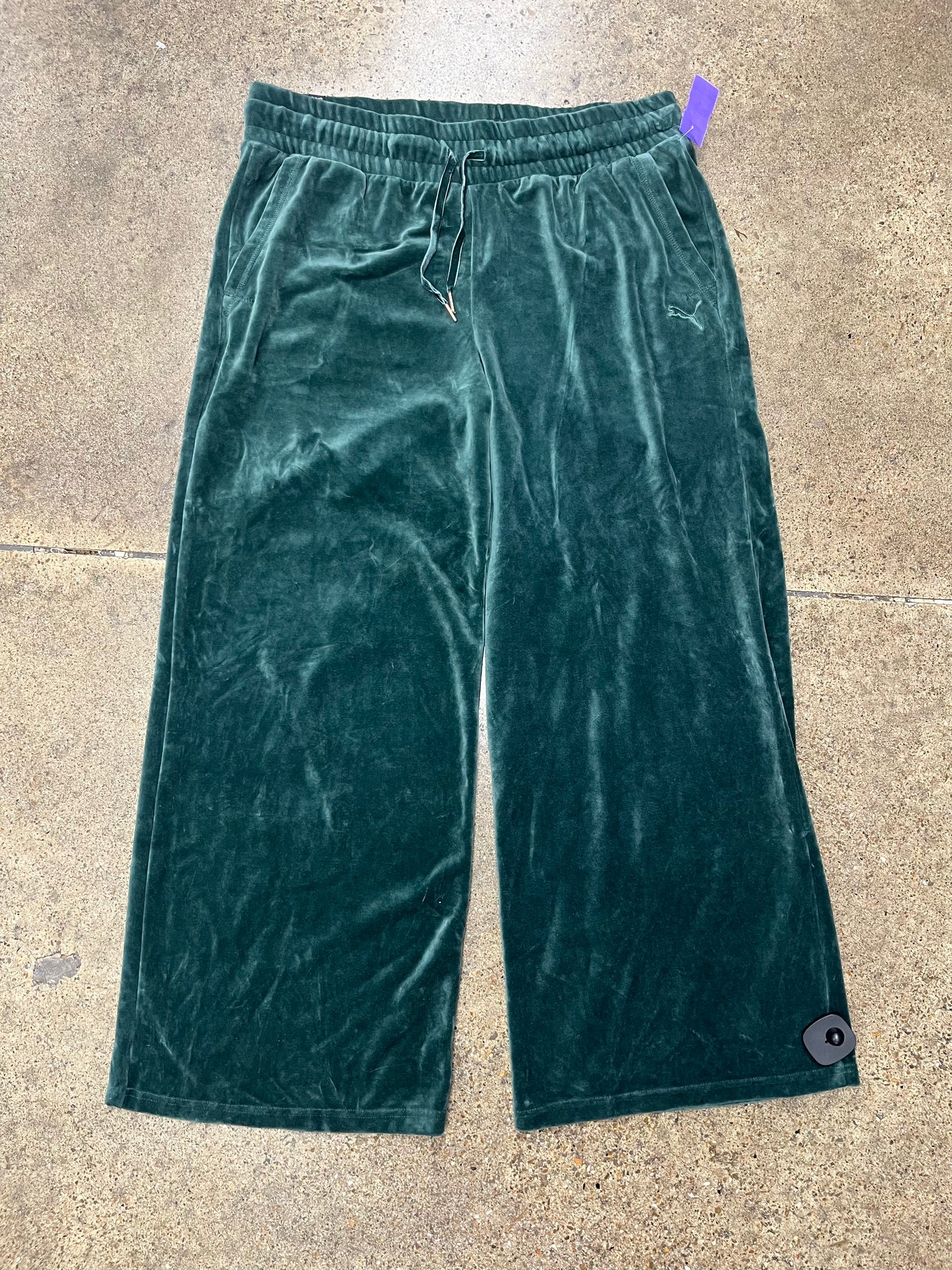 Athletic Pants By Puma In Green, Size:1X