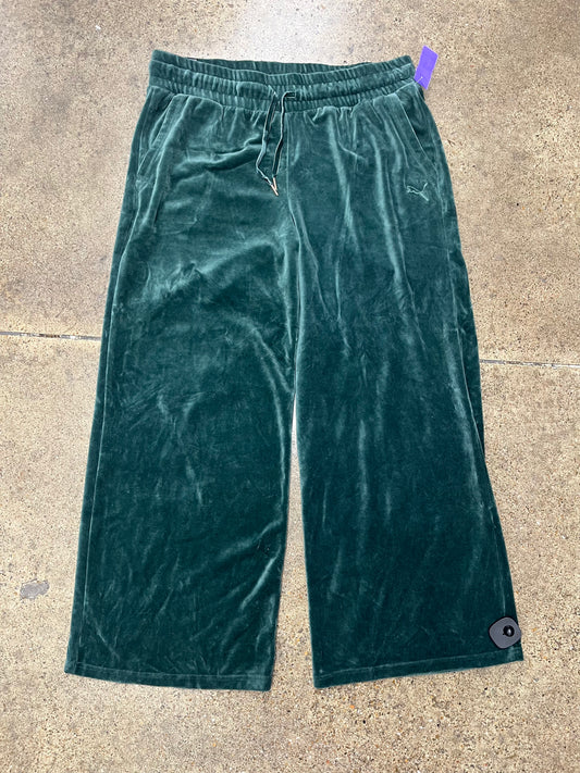Athletic Pants By Puma In Green, Size:1X