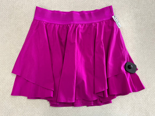 Athletic Skort By Lululemon In Pink, Size:6