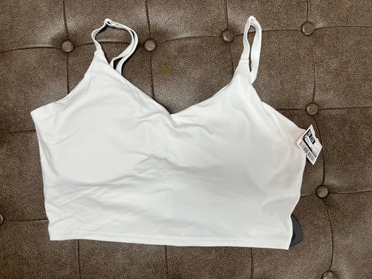 Athletic Bra By Athleta In White, Size:L