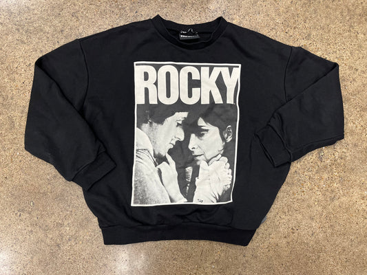Sweatshirt Crewneck By Zara In Black, Size:S