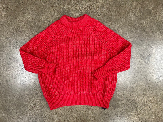 Dress Sweater By H&M In Red, Size:M