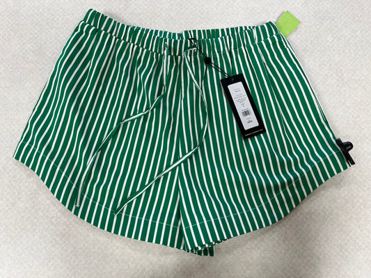 Shorts By French Connection In Green & White, Size:S