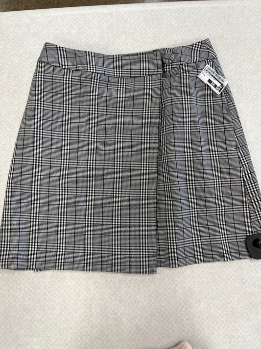 Skirt Mini & Short By A New Day In Plaid Pattern, Size:4