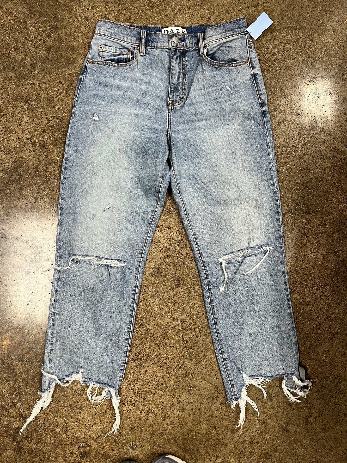 Jeans Boyfriend By Daze Denim In Blue Denim, Size:8