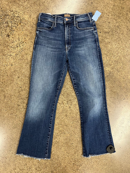 Jeans Straight By Mother In Blue Denim, Size:6
