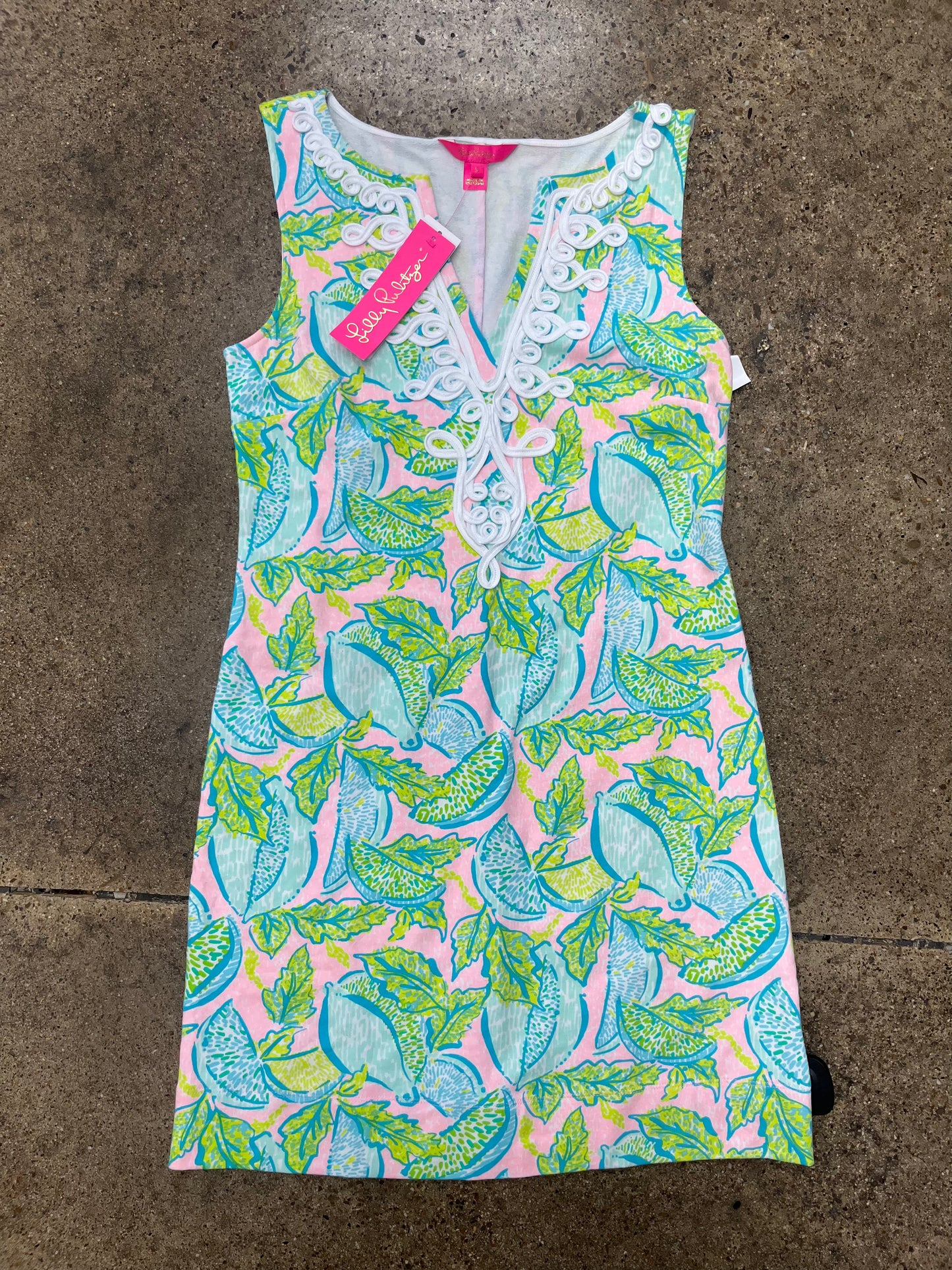 Dress Designer By Lilly Pulitzer In Blue & Green, Size:S