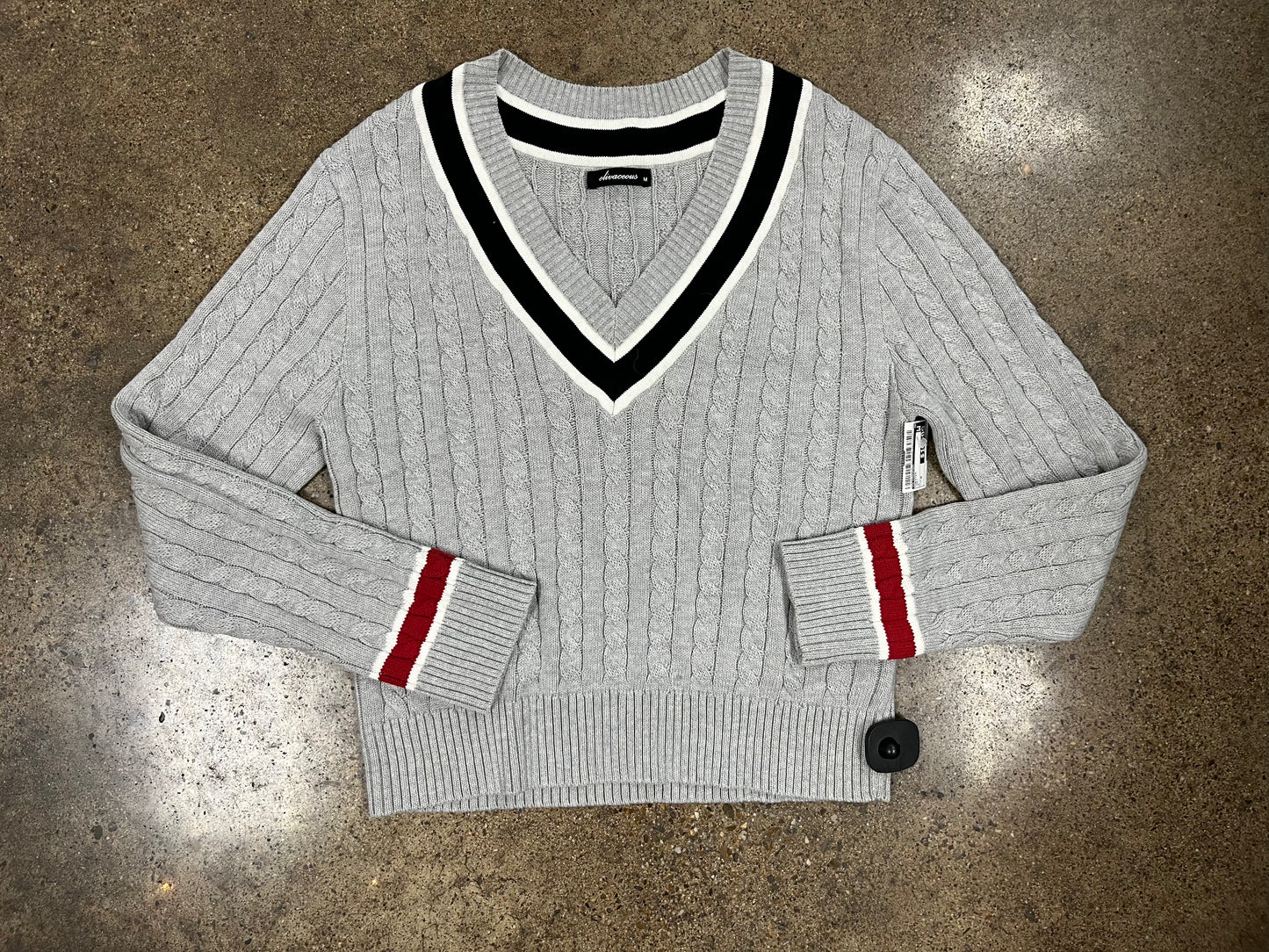 Sweater By Olivaceous In Grey, Size:M