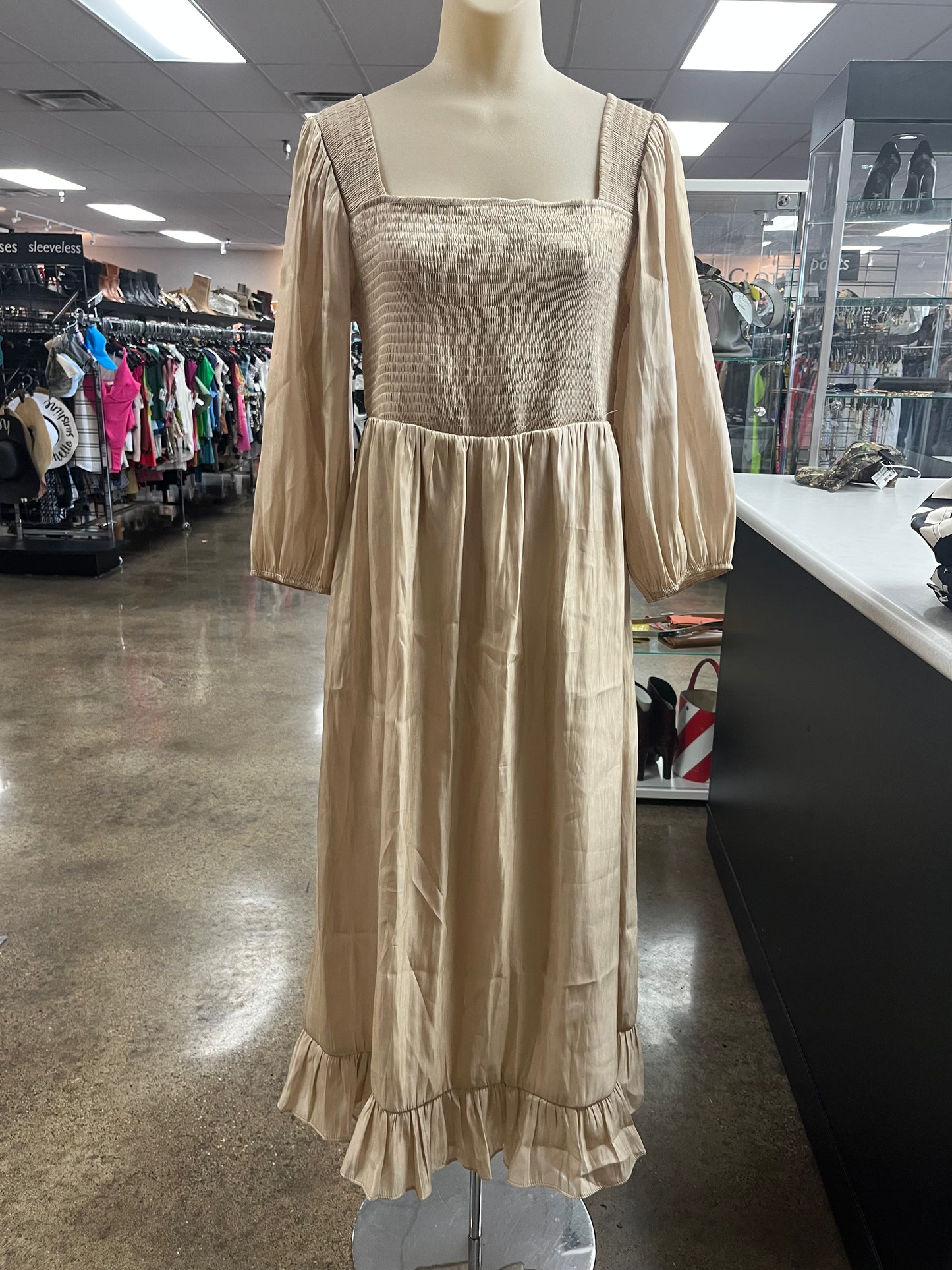 Dress Party Long By Sugar Lips In Gold, Size:L