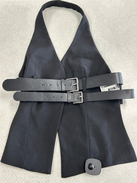 Top Sleeveless By Zara In Black, Size:S
