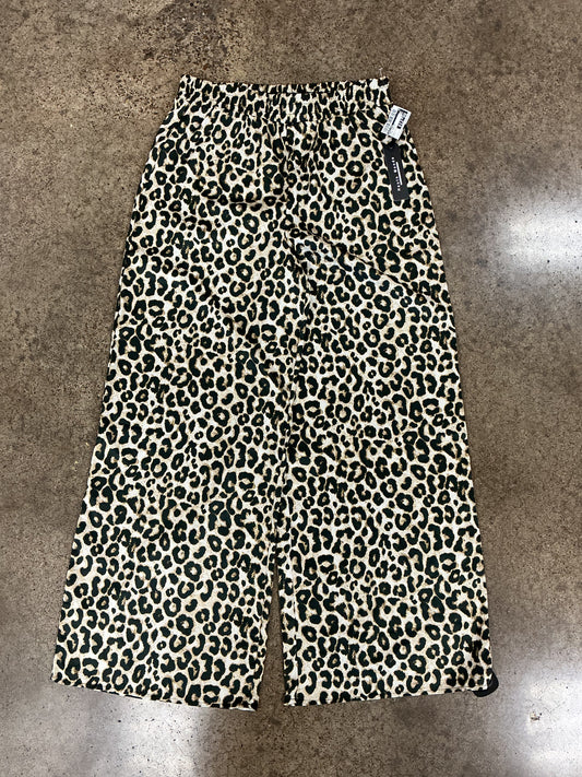 Pants Wide Leg By Haute Monde In Animal Print, Size:L