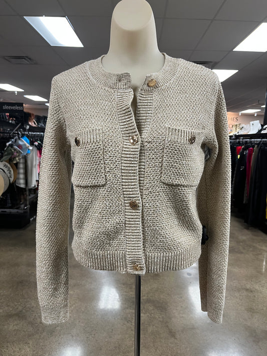 Sweater Cardigan By Marled In Gold, Size:Xs