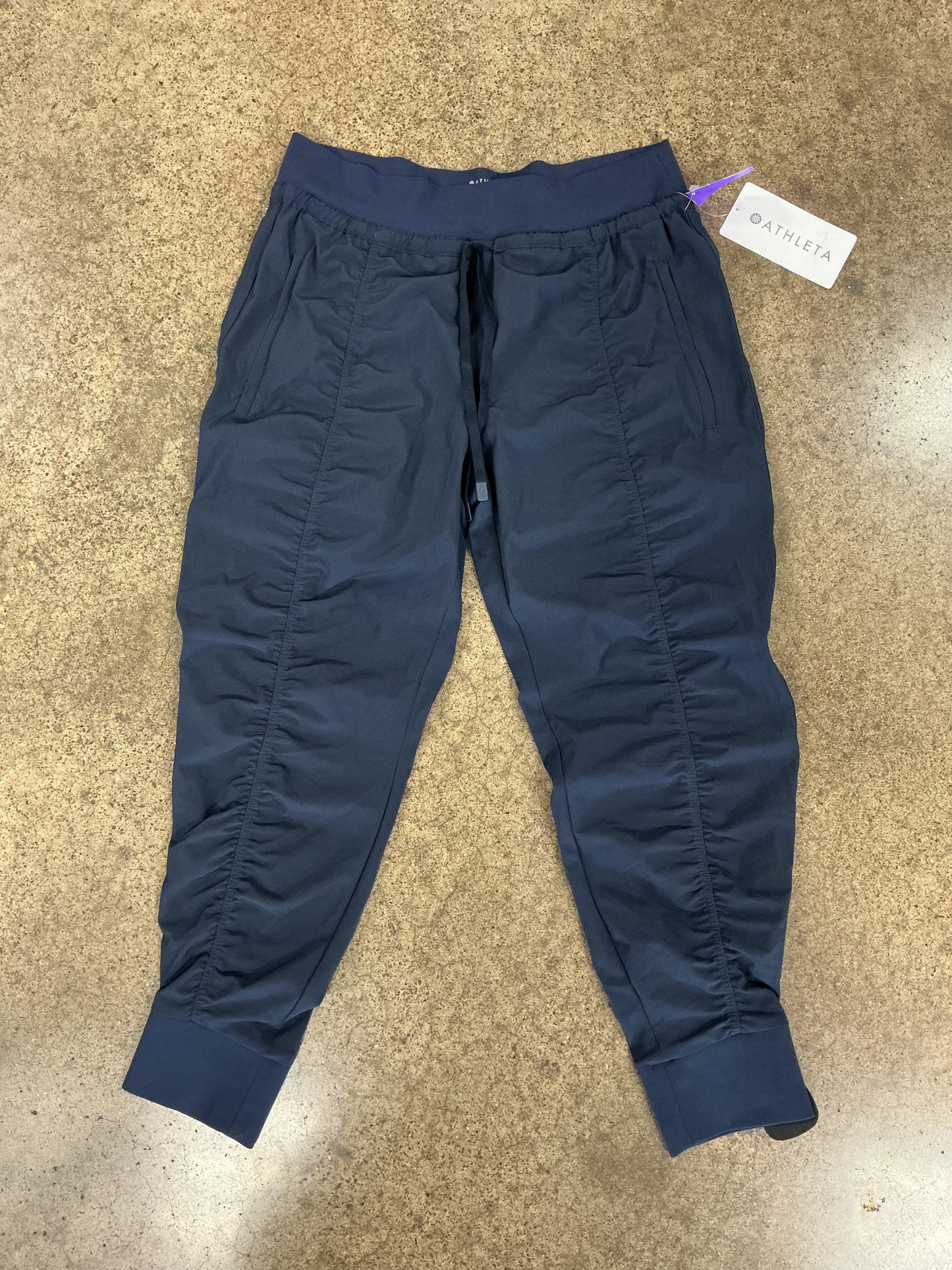 Athletic Pants By Athleta In Navy, Size:10P