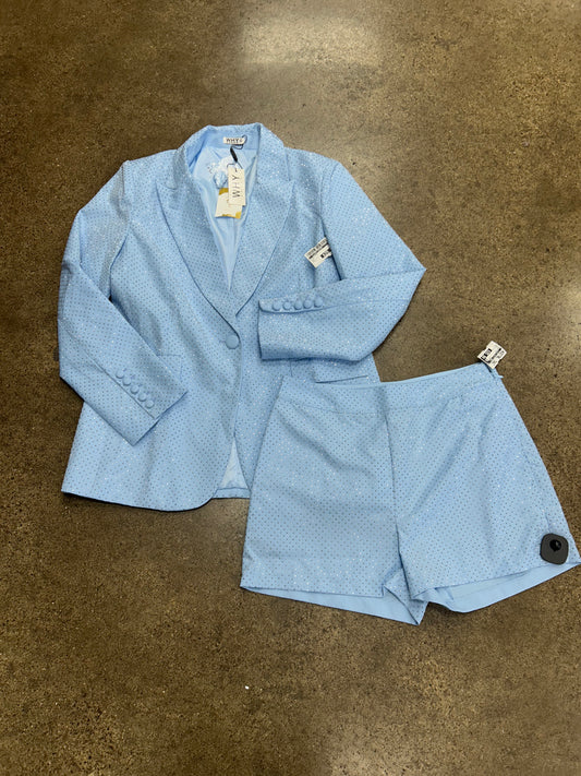 Shorts Set By Clothes Mentor In Blue, Size:L