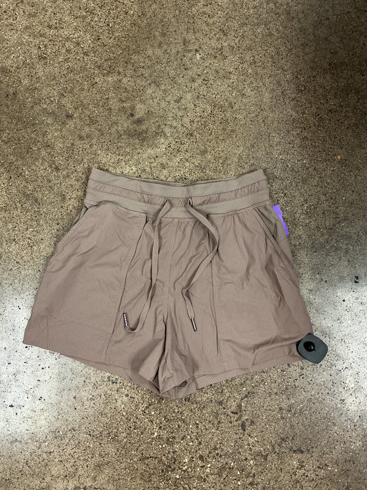 Athletic Shorts By Lululemon In Brown, Size:4