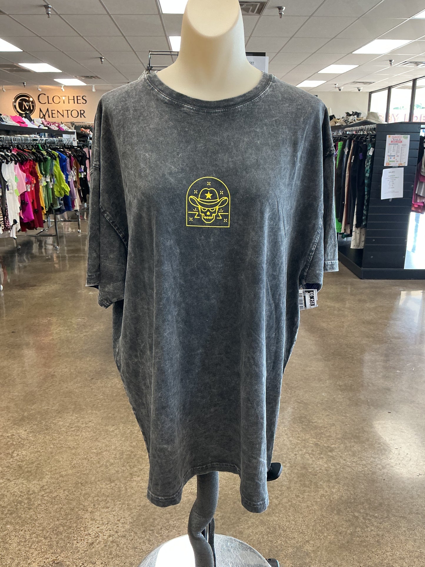 Top Ss By Chicka-D In Grey, Size:S