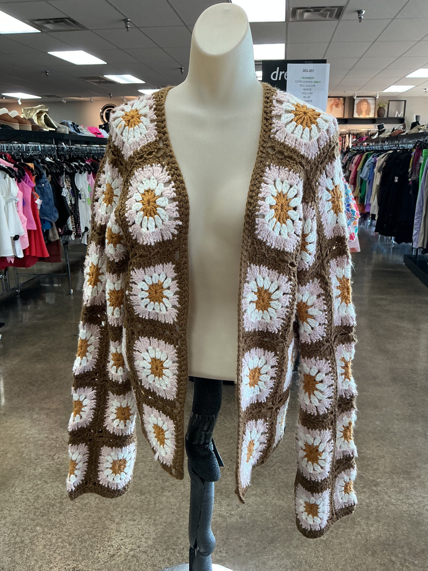 Sweater 2Pc By Sage In Brown & Pink, Size:S
