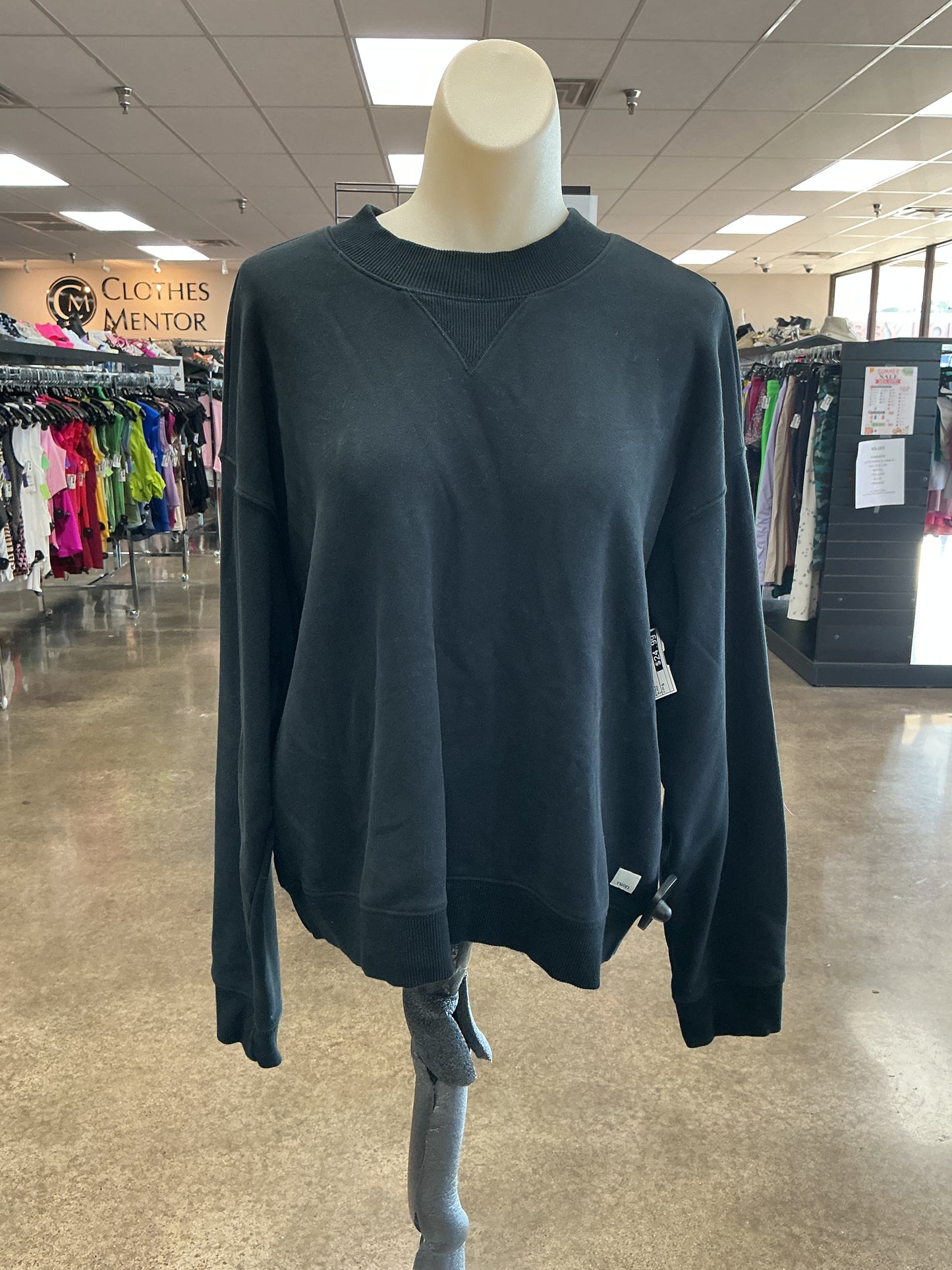 Athletic Sweatshirt Crewneck By Vuori In Black, Size:S