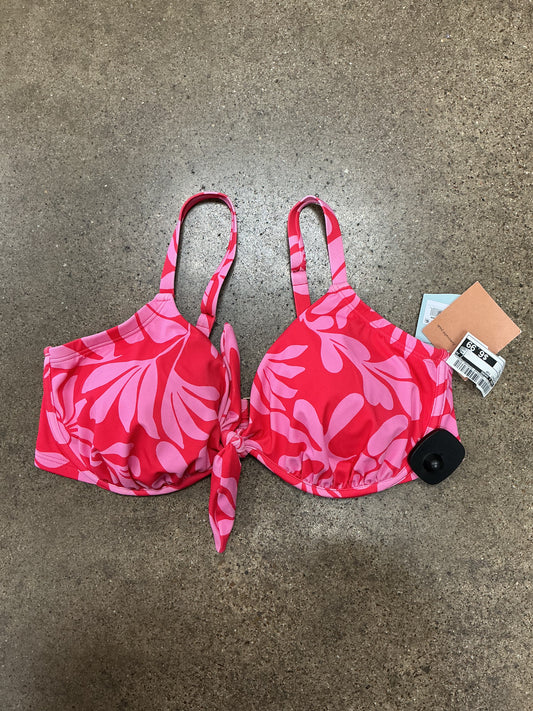Swimsuit Top By Shade & Shore In Pink, Size:Xl