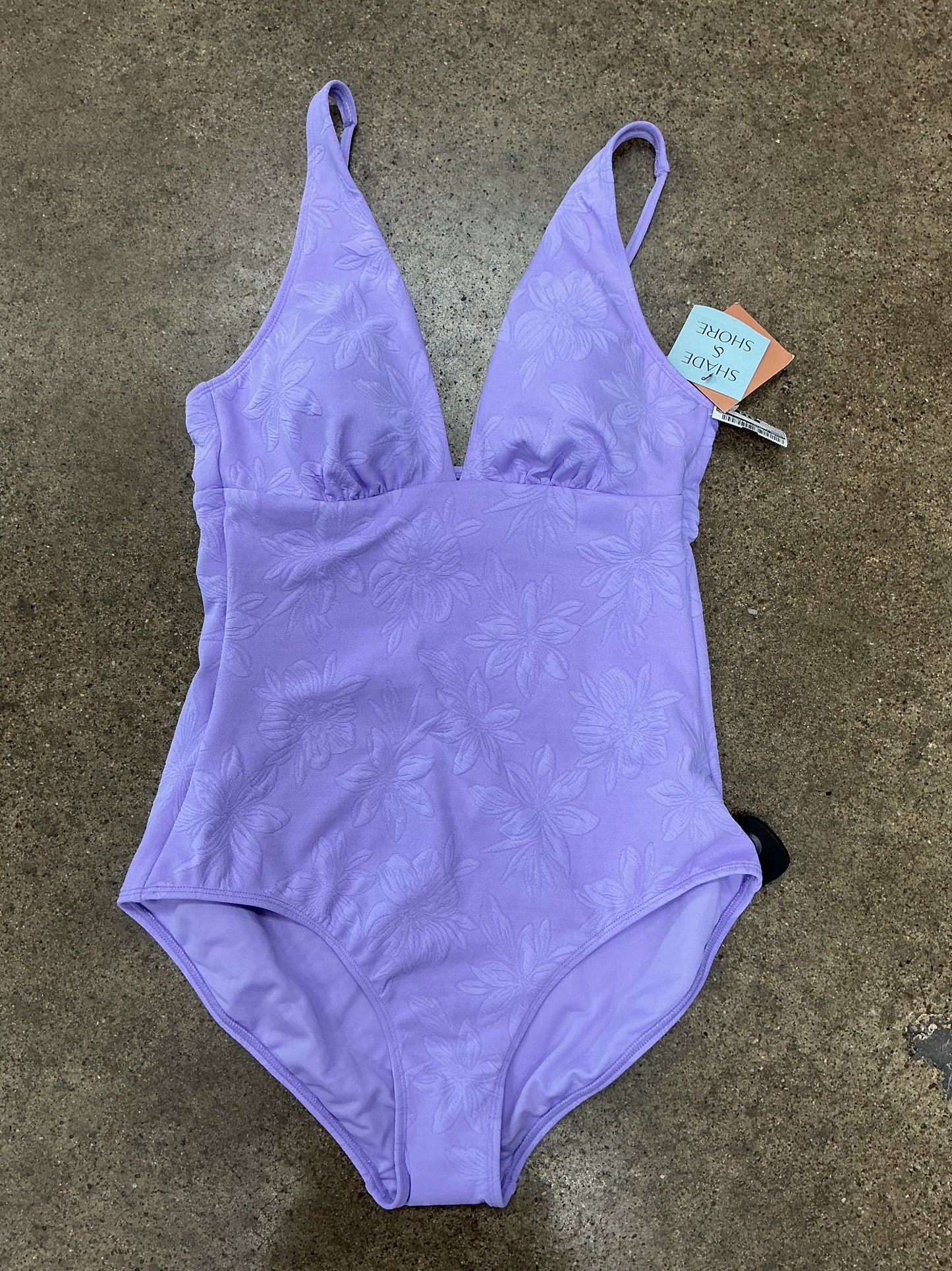 Swimsuit By Shade & Shore In Purple, Size:L