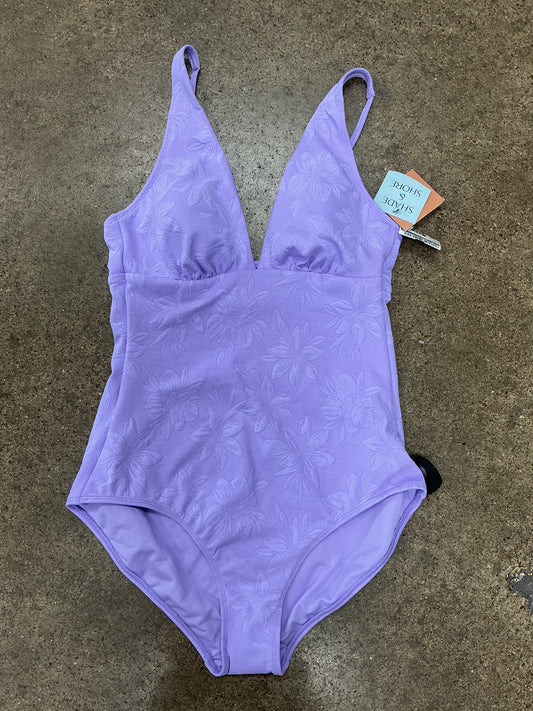 Swimsuit By Shade & Shore In Purple, Size:L