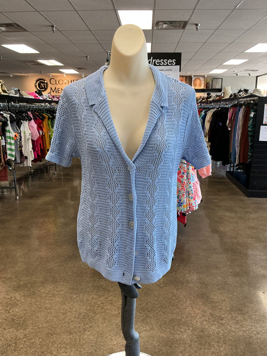 Top Ss By Free People In Blue, Size:S