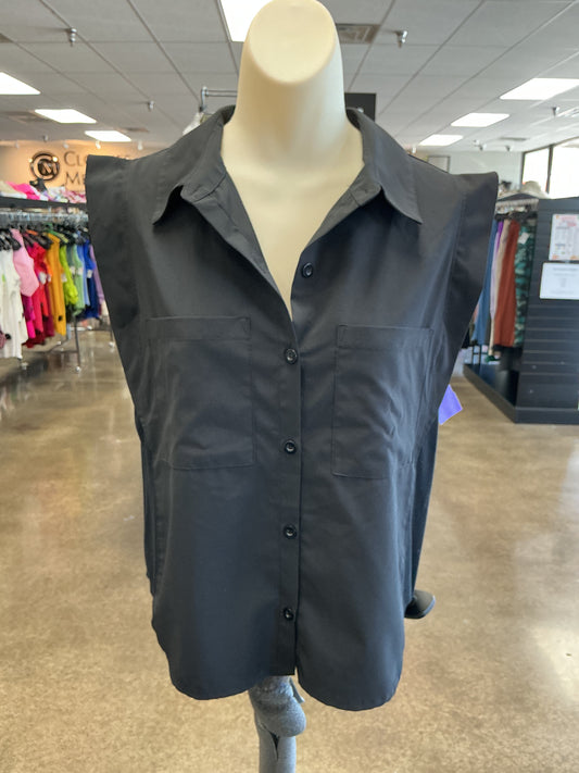 Top Sleeveless By Evereve In Black, Size:S