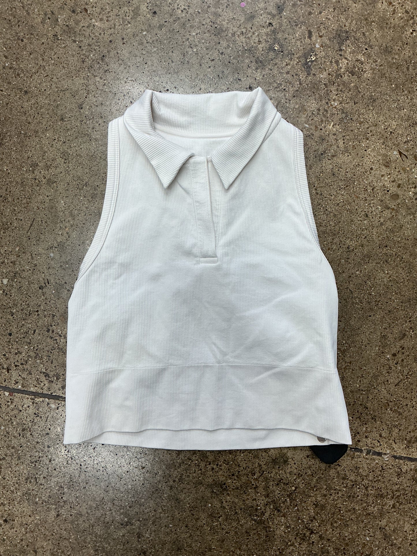 Athletic Tank Top By Athleta In White, Size:M