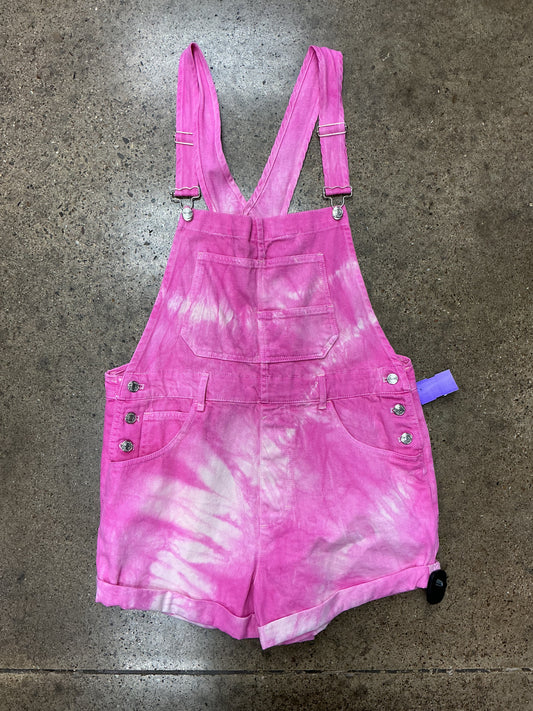 Shortalls By We The Free In Pink Denim, Size:L