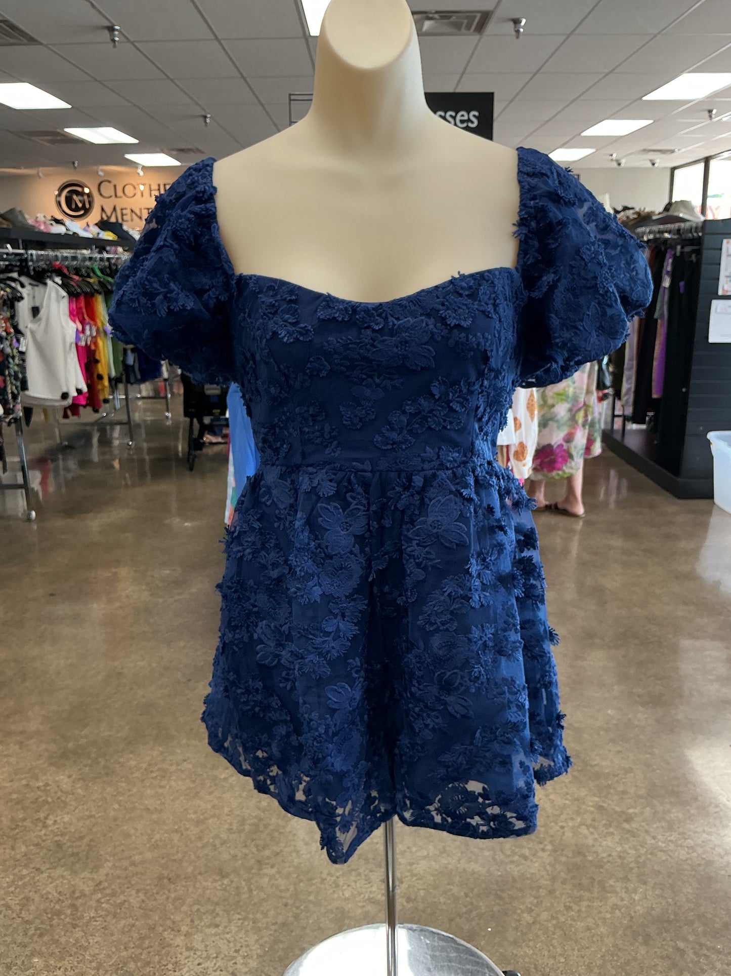 Romper By Clothes Mentor In Navy, Size:M