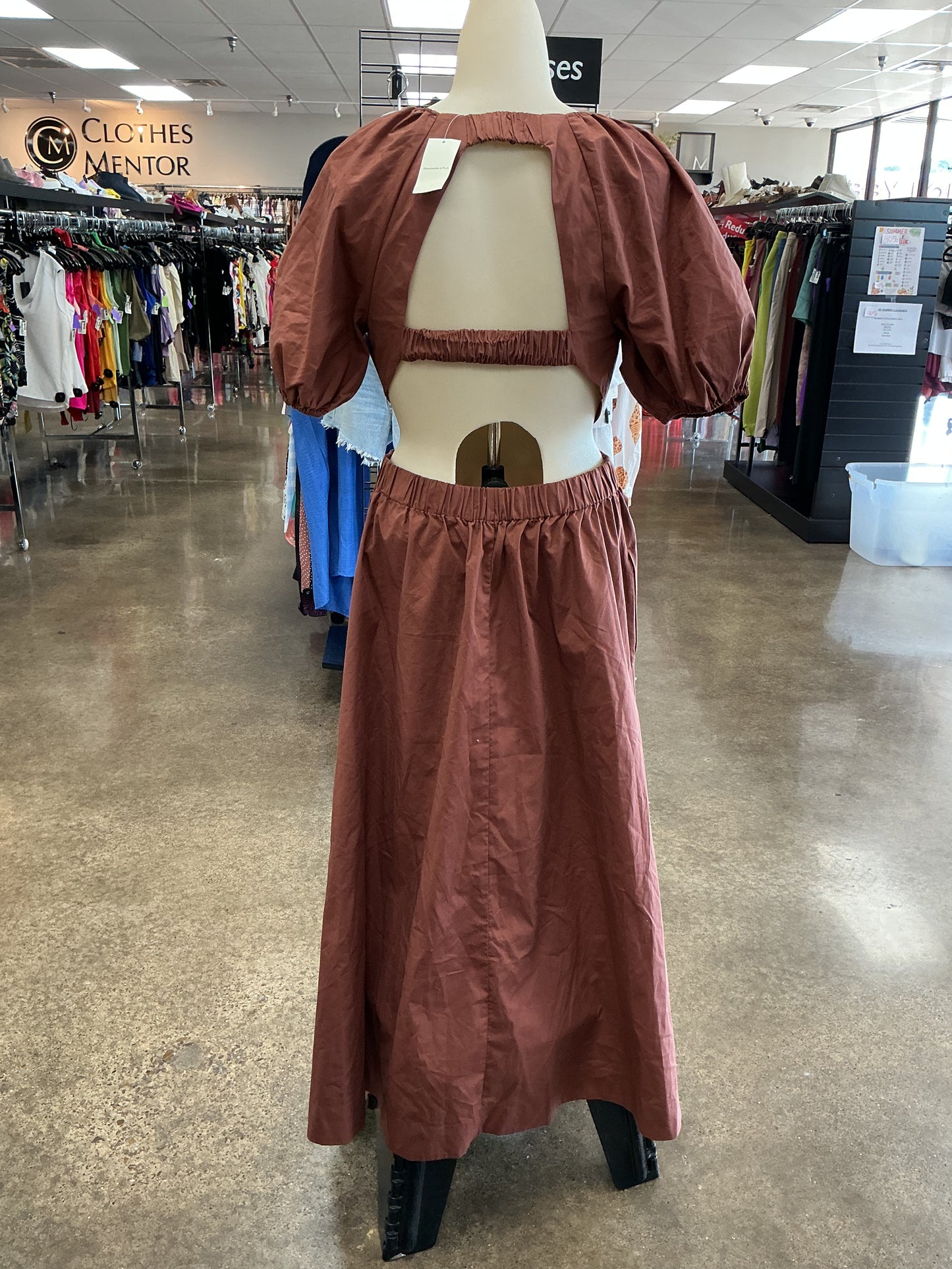 Dress Casual Maxi By Abercrombie And Fitch In Brown, Size:Sp