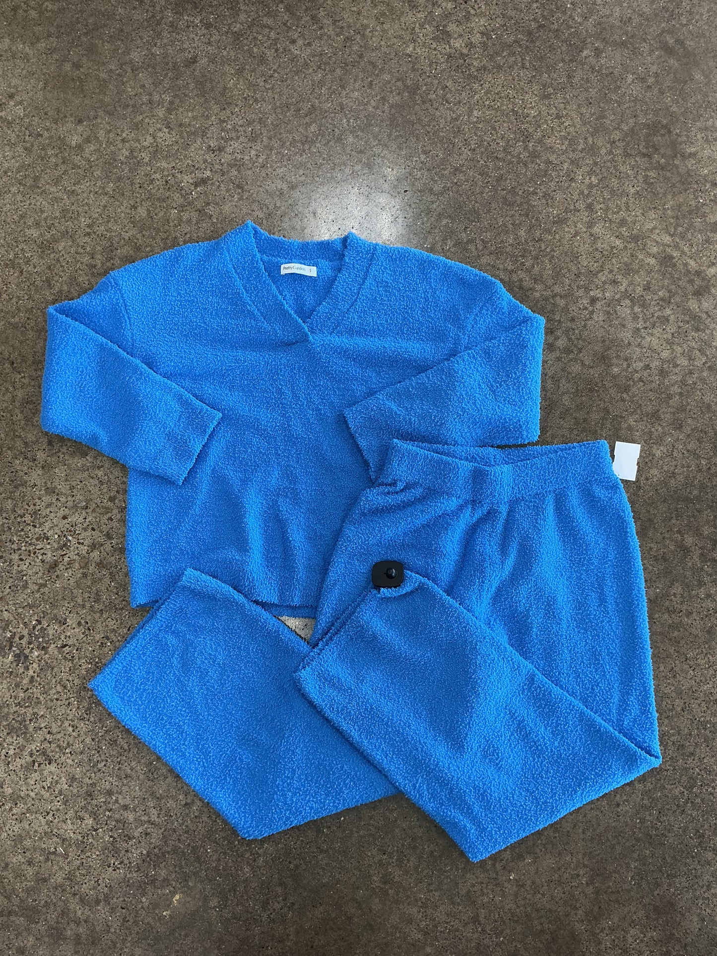 Lounge Set Pants By Prettygarden In Blue, Size:S