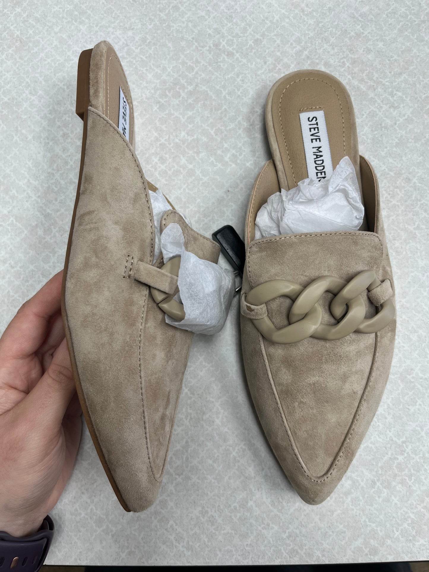 Shoes Flats By Steve Madden In Tan, Size:8.5