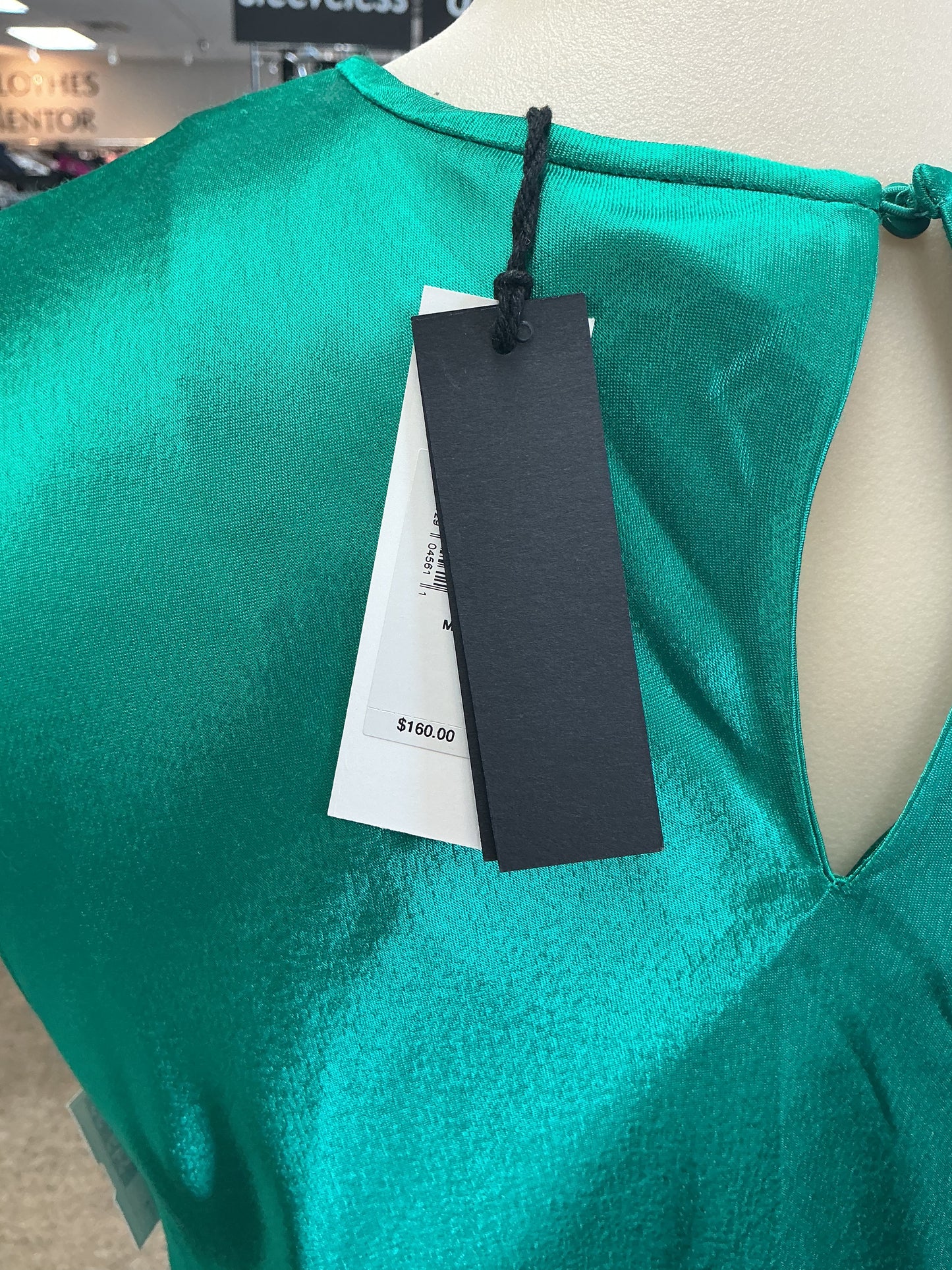 Dress Party Midi By Banana Republic In Green, Size:M
