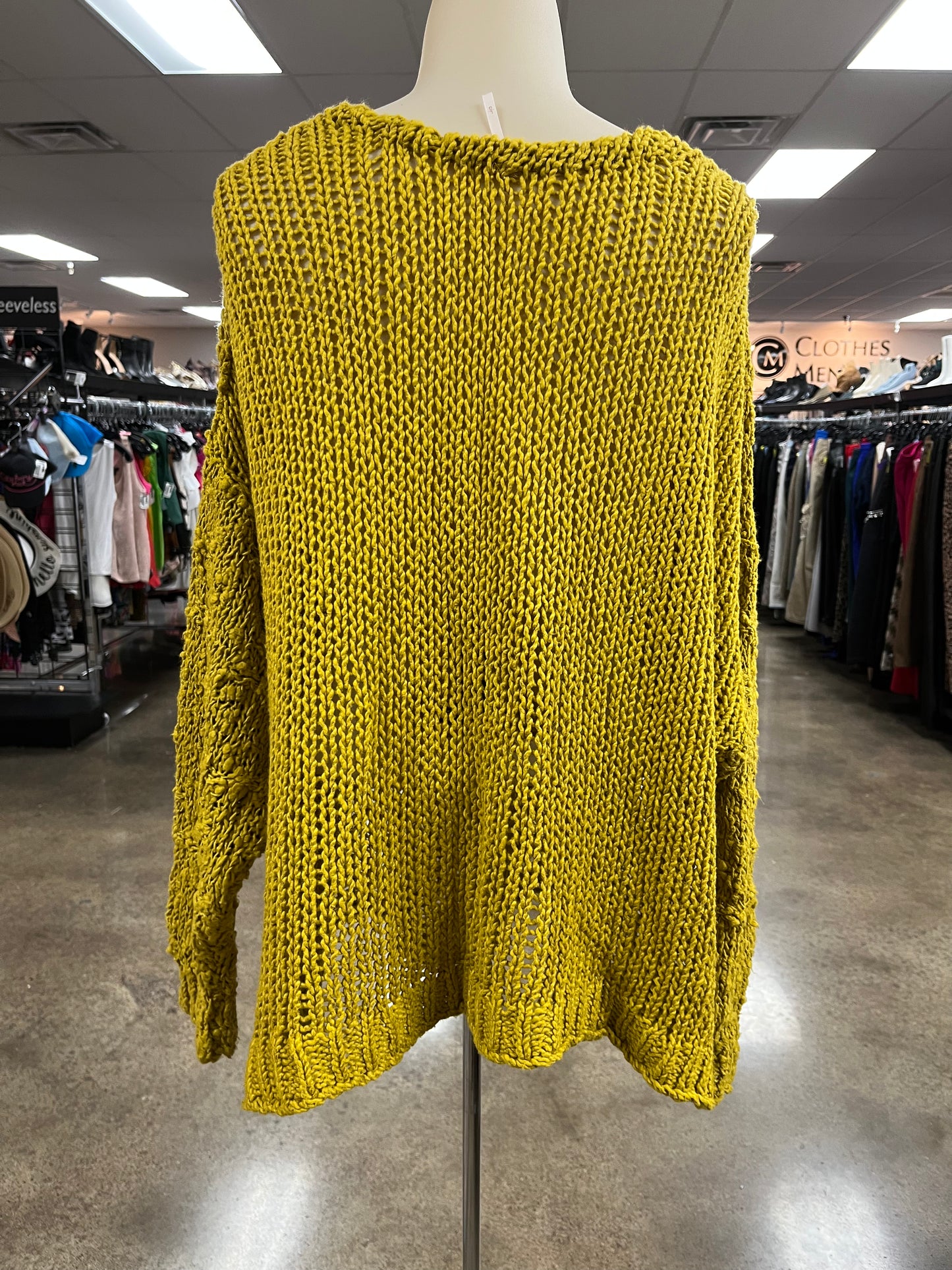 Sweater By Free People In Yellow, Size:L