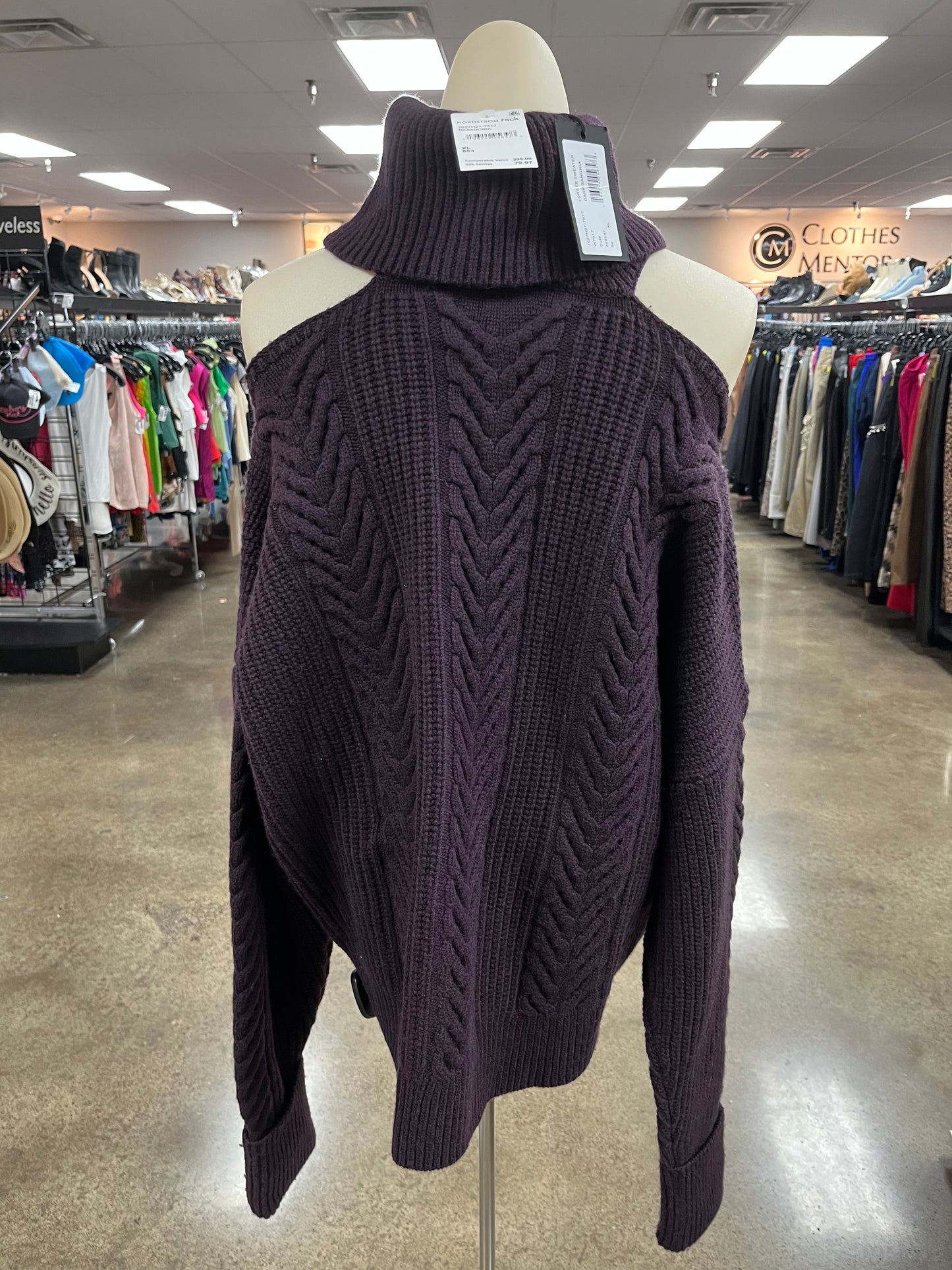 Sweater By Paige In Purple, Size:Xl
