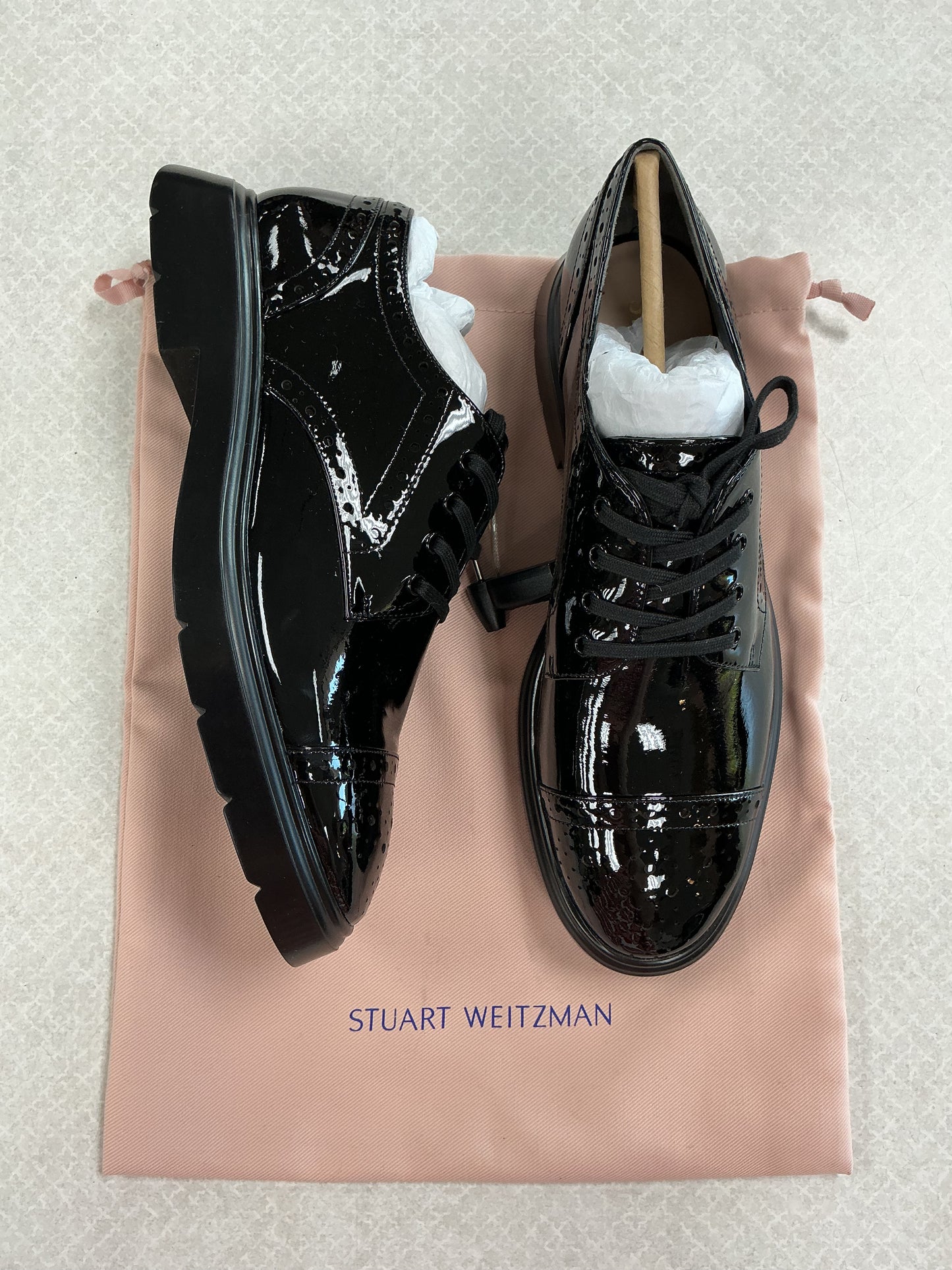 Shoes Designer By Stuart Weitzman In Black, Size:9