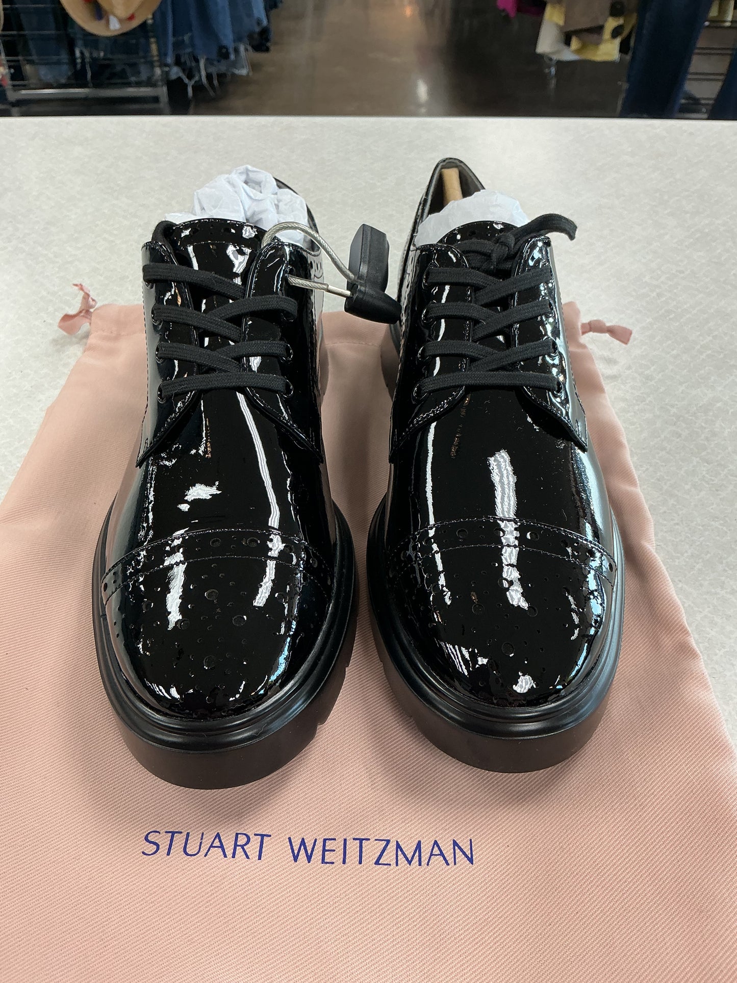 Shoes Designer By Stuart Weitzman In Black, Size:9